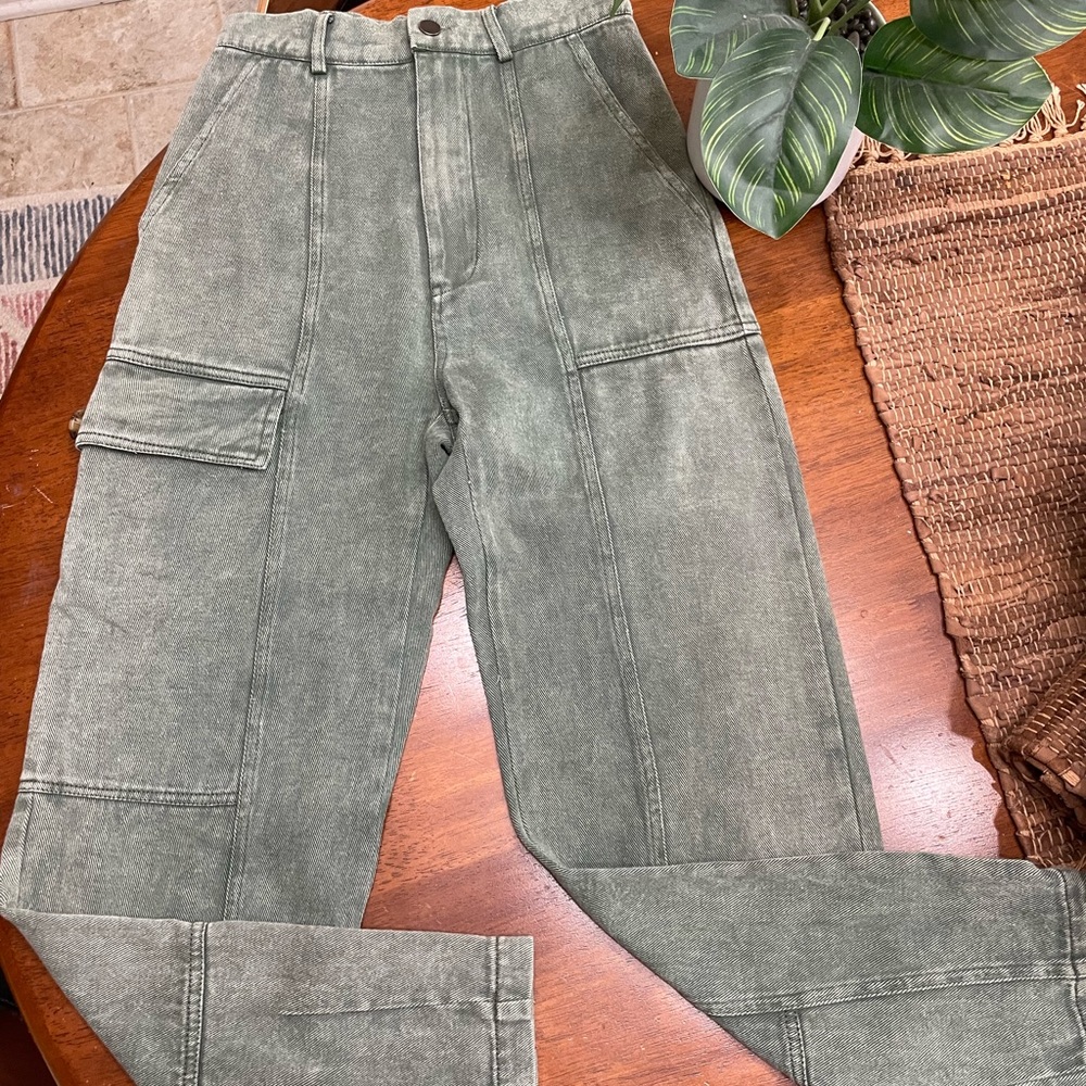 Army Green Boutique Pants